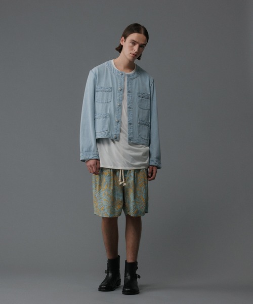 ADAM ET ROPE'(アダムエロペ)の「デニム カラーレス ルーズ ジャケット(デニムジャケット・メンズ・ブルー系その他6/ネイビー・L/M)」の17枚目の写真