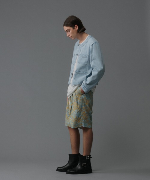 ADAM ET ROPE'(アダムエロペ)の「デニム カラーレス ルーズ ジャケット(デニムジャケット・メンズ・ブルー系その他6/ネイビー・L/M)」の18枚目の写真