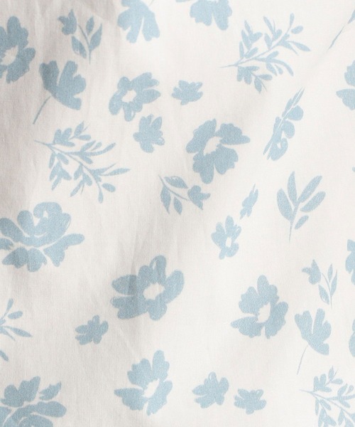 MONSIEUR NICOLE（ムッシュニコル）の「【ex/tra】フラワープリント カッタウェイカラーシャツ（シャツ/ブラウス・メンズ・ホワイト/サックスブルー/ブラック・X-LARGE/LARGE/MEDIUM/SMALL）」の11枚目の写真