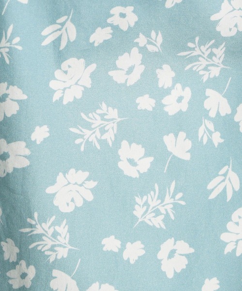 MONSIEUR NICOLE（ムッシュニコル）の「【ex/tra】フラワープリント カッタウェイカラーシャツ（シャツ/ブラウス・メンズ・ホワイト/サックスブルー/ブラック・X-LARGE/LARGE/MEDIUM/SMALL）」の13枚目の写真