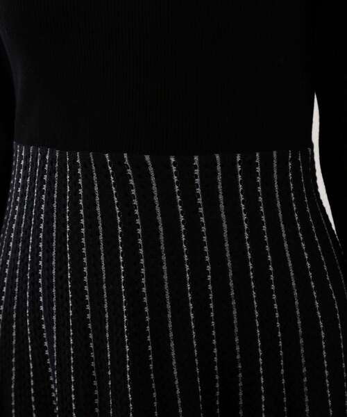 PROPORTION BODY DRESSING（プロポーションボディドレッシング）の「レース編みニットワンピース / 1214140317（ワンピース・レディース・グレー/ブラック・SMALL/MEDIUM）」の11枚目の写真