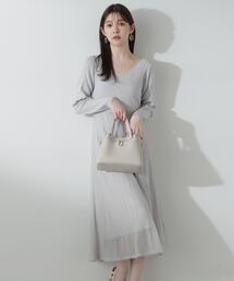 レース編みニットワンピース / 1214140317