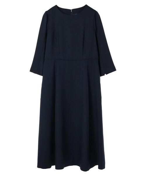 新品！半額！マーリエパーエフデ フィット＆フレアワンピース フラワー  