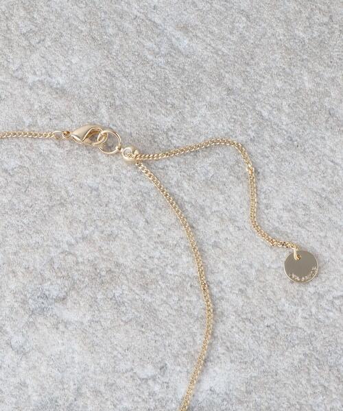 OPAQUE.CLIP（オペークドットクリップ）の「◆ビジューリング×メタルリングロングネックレス（ネックレス・レディース・シルバー/ゴールド・00）」の6枚目の写真