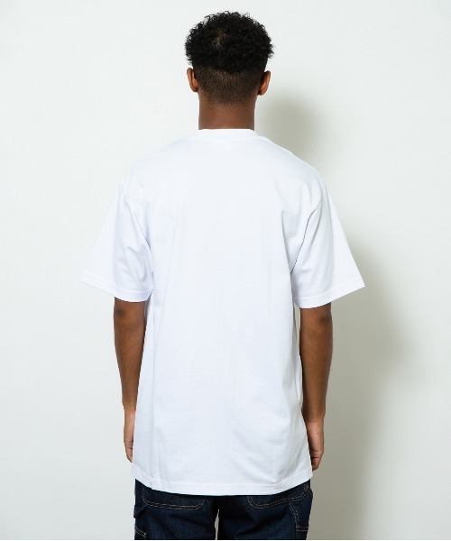 SHAKA WeAR（シャカウェア）の「【SHAKA WeAR】7.5oz Max Heavyweight Short Sleeve（Tシャツ/カットソー・レディース・ホワイト/ブラック・M/L/LL）」の6枚目の写真