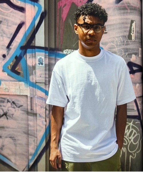 SHAKA WeAR（シャカウェア）の「【SHAKA WeAR】7.5oz Max Heavyweight Short Sleeve（Tシャツ/カットソー・レディース・ホワイト/ブラック・M/L/LL）」の3枚目の写真