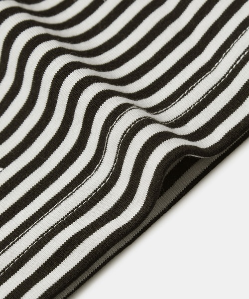 ROPE' PICNIC(ロペピクニック)の「【KIDS】ビックカラーボーダーTEE/リンクコーデ(Tシャツ/カットソー・キッズ・ブラック系その他/ブラック・150/140/130/120/110)」の5枚目の写真