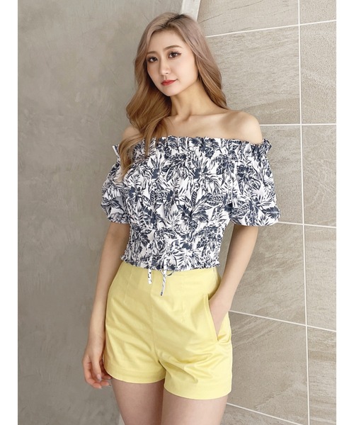 GYDA(ジェイダ)の「SIMPLEカラー ストレッチショートパンツ(その他パンツ・レディース・レッド/イエロー・FREE)」の9枚目の写真