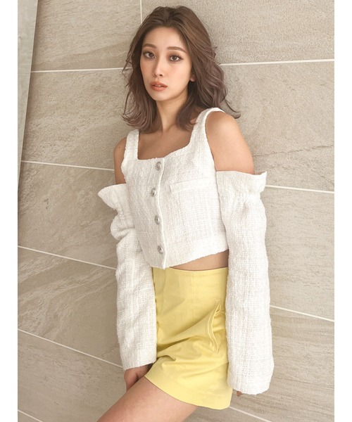GYDA(ジェイダ)の「SIMPLEカラー ストレッチショートパンツ(その他パンツ・レディース・レッド/イエロー・FREE)」の3枚目の写真