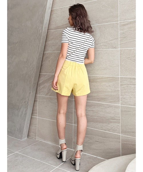 GYDA(ジェイダ)の「SIMPLEカラー ストレッチショートパンツ(その他パンツ・レディース・レッド/イエロー・FREE)」の17枚目の写真