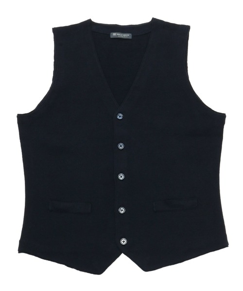 Pitta Re:)(ピッタリ)の「ハーフミラノニットジレ(ベスト・メンズ・グレー/ブルー/ネイビー・LL/L/M/XL)」の3枚目の写真