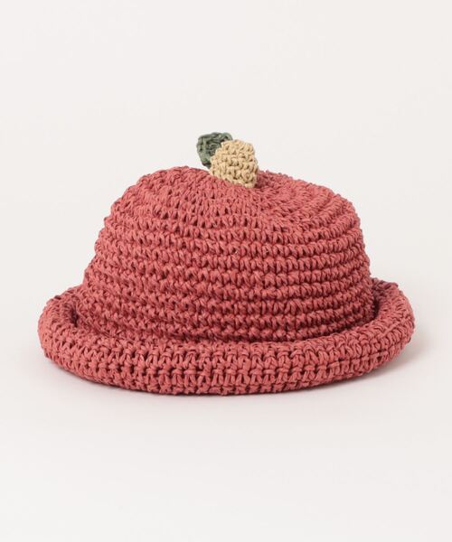 HAKKA BABY（ハッカベビー）の「[ベビー]とんがりフルーツハット（ハット・キッズ・レッド/イエロー・SS/S）」の3枚目の写真