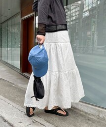 fredy emue | コットンレースティアードスカート(スカート)