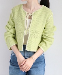 クロシェライン ボレロカーディガン