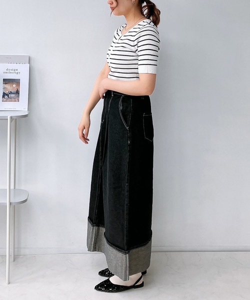 AS KNOW AS plus（アズノゥアズプラス）の「◎ロールアップデニム