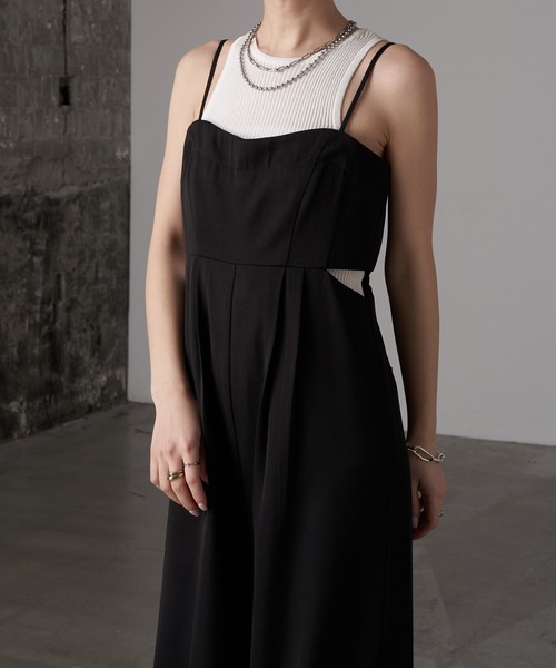 RAY CASSIN（レイカズン）の「マルチウェイコンビネゾン（サロペット/オーバーオール・レディース・アイボリー/ブラック/グレー系その他/ブラック系その他・FREE）」の11枚目の写真