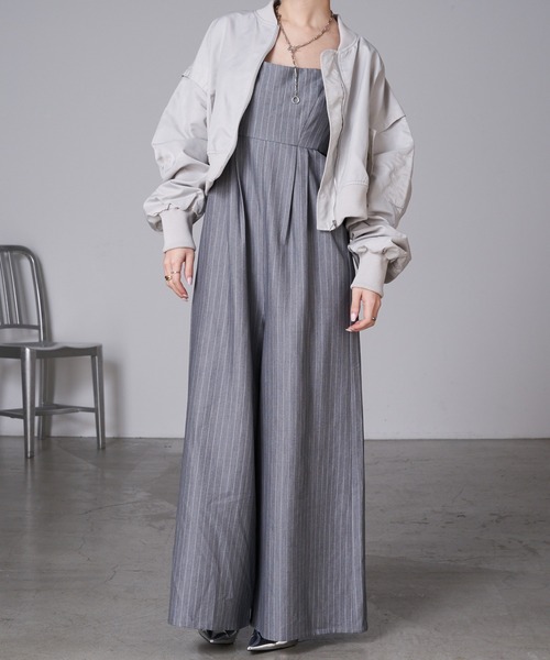 RAY CASSIN（レイカズン）の「マルチウェイコンビネゾン（サロペット/オーバーオール・レディース・アイボリー/ブラック/グレー系その他/ブラック系その他・FREE）」の22枚目の写真