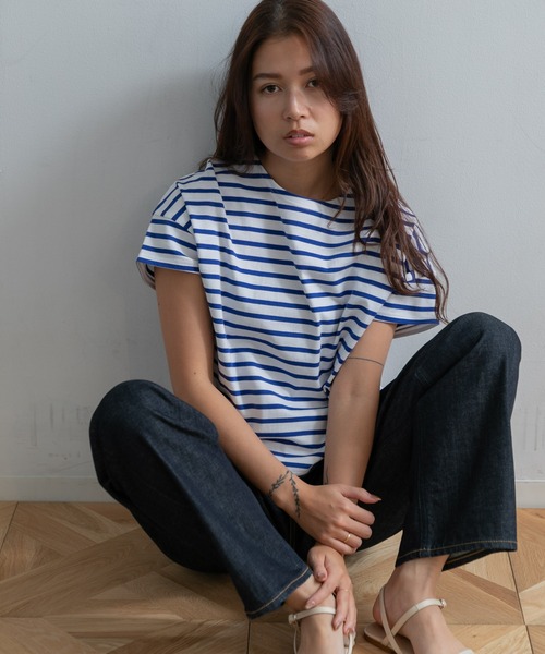 YANUK(ヤヌーク)の「YANUK ボーイズストレート LEA OWI(デニムパンツ・レディース・インディゴブルー・23/24/25)」の15枚目の写真