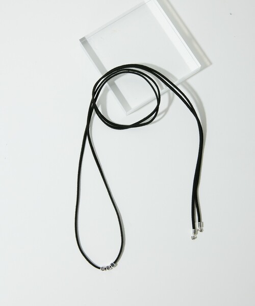 Firsthand（ファーストハンド）の「Firsthand/ファーストハンド CORD NECKLACE / コードネックレス ビーズ（ネックレス・レディース・ブラック/ベージュ・FREE）」の5枚目の写真