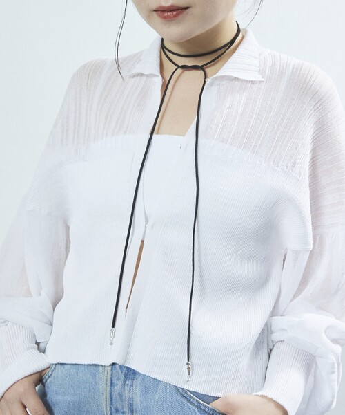 Firsthand（ファーストハンド）の「Firsthand/ファーストハンド CORD NECKLACE / コードネックレス ビーズ（ネックレス・レディース・ブラック/ベージュ・FREE）」の11枚目の写真