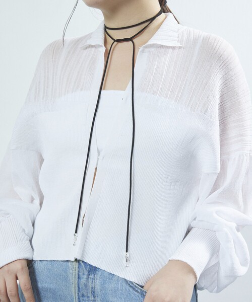 Firsthand（ファーストハンド）の「Firsthand/ファーストハンド CORD NECKLACE / コードネックレス ビーズ（ネックレス・レディース・ブラック/ベージュ・FREE）」の12枚目の写真