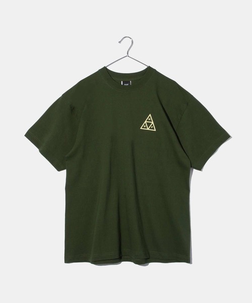 HUF（ハフ）の「HUF HUF SET TT S/S TEE ハフ セット トリプルトライアングル Ｔシャツ（Tシャツ/カットソー・メンズ・ブラック/ホワイト/ダークグリーン/ライトパープル/ブラウン・SMALL/MEDIUM/LARGE/X-LARGE）」の2枚目の写真