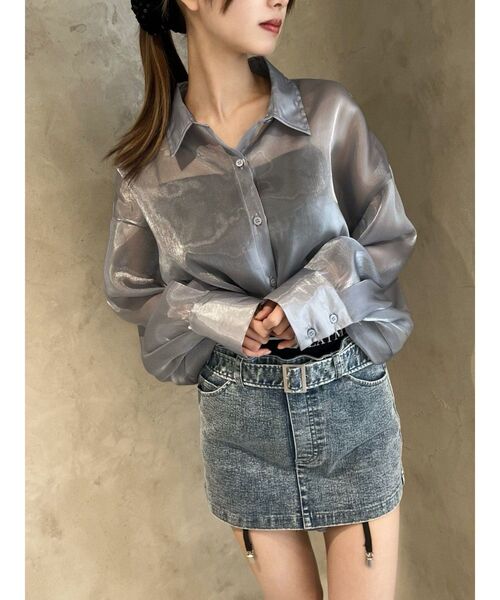 EATME（イートミー）の「シアービッグシャツ（シャツ/ブラウス）」 - WEAR