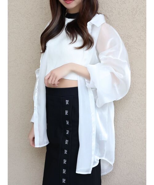 EATME（イートミー）の「シアービッグシャツ（シャツ/ブラウス）」 - WEAR