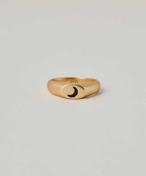 ANU（アヌ）の「crescent moon ring - クレセントムーンリング（リング・レディース・ゴールド/シルバー・9号/11号）」の18枚目の写真