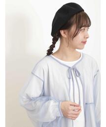 Samansa Mos2 | チュールレイヤードカットソー(Tシャツ/カットソー)