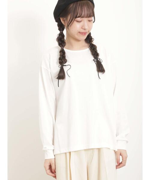 Samansa Mos2(サマンサ モスモス)の「チュールレイヤードカットソー(Tシャツ/カットソー・レディース・ブラック/ピンク/キナリ/ブルー・F)」の16枚目の写真