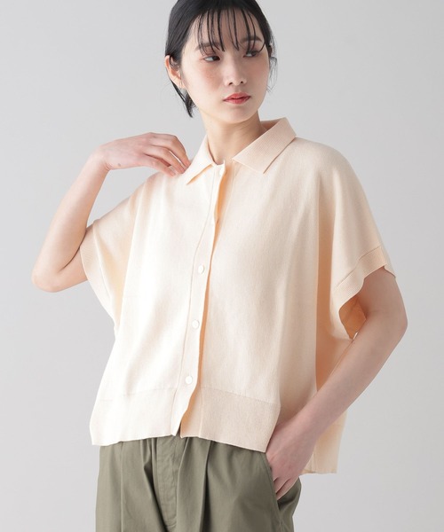 ベスト ジレ 「natural by clip/bulbul」12ゲージドライコットン襟付きベスト レディース セール】《natural by clip/bulbul》12ゲージドライコットン襟