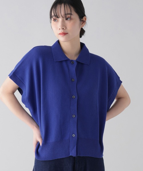 ベスト ジレ 「natural by clip/bulbul」12ゲージドライコットン襟付きベスト レディース セール】《natural by clip/bulbul》12ゲージドライコットン襟