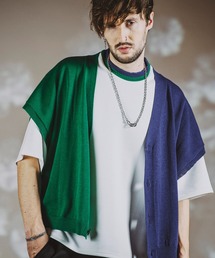 NO ID. | 【NO ID.】Layered Knit Vest / レイヤード ニット ベスト(ベスト)