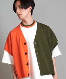 NO ID.（ノーアイディ）の「【NO ID.】Layered Knit Vest / レイヤード ニット ベスト（ベスト）」