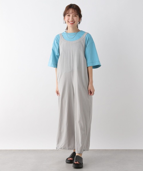 LEPSIM（レプシィム）の「ナイロンドロストサロペ　111045（サロペット/オーバーオール・レディース・グレー/ブラック・FREE）」の13枚目の写真