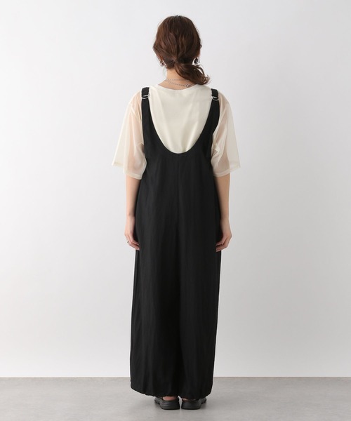 LEPSIM（レプシィム）の「ナイロンドロストサロペ　111045（サロペット/オーバーオール・レディース・グレー/ブラック・FREE）」の16枚目の写真