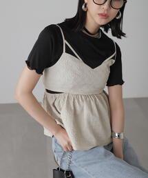 FREE'S MART | ◆サイドカッティングペプラムビスチェ(シャツ/ブラウス)