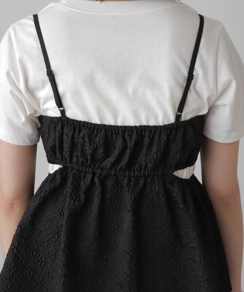 FREE'S MART（フリーズマート）の「◆サイドカッティングペプラムビスチェ（シャツ/ブラウス・レディース・ホワイト/ピンク/ブラック・FREE）」の15枚目の写真