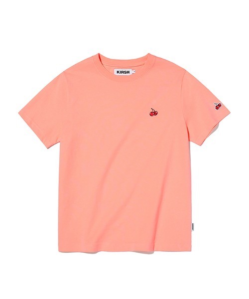 Tシャツ・カットソー KIRSH SMALL CHERRY RIB POINT LONG SLEEVE T-SHIRT セール】KIRSH CHERRY STRIPE LONG SLEEVE T-SHIRT/キルシー
