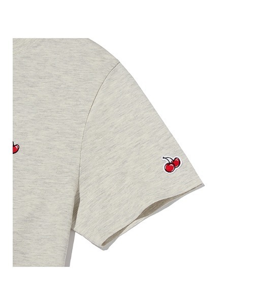 2021SS新作★KIRSH★1+1 SMALL CHERRY STANDARD T-SHRIT KS_3色 KIRSH Small Cherry Standard Tee Shirt Black | Basic Tees for
