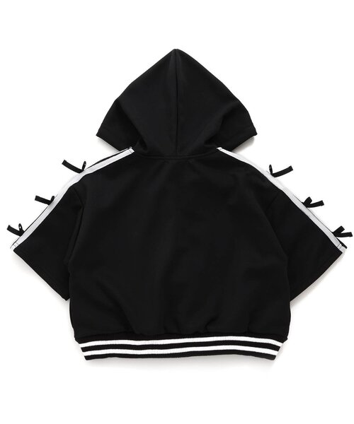 algy（アルジー）の「【ACTIVE/接触冷感/セットアップ可】タンタケりぼんライントラックジャケット（カーディガン/ボレロ・キッズ・ブラック/グリーン・XX-SMALL/SMALL/MEDIUM/X-SMALL）」の10枚目の写真