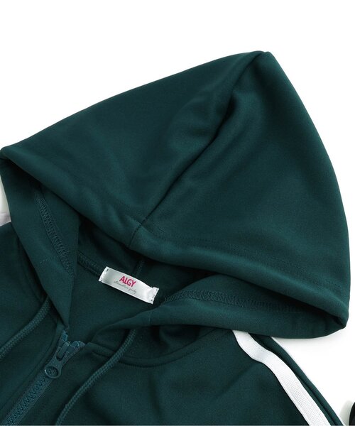 algy（アルジー）の「【ACTIVE/接触冷感/セットアップ可】タンタケりぼんライントラックジャケット（カーディガン/ボレロ・キッズ・ブラック/グリーン・XX-SMALL/SMALL/MEDIUM/X-SMALL）」の12枚目の写真