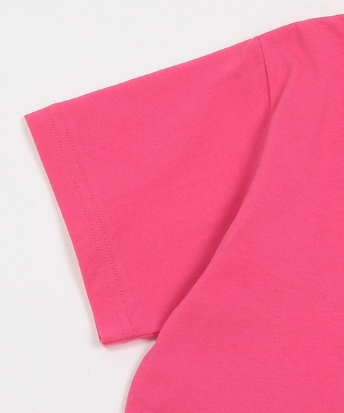 X-girl Stages（エックスガールステージス）の「脇シャーリングビッグロゴ半袖Tシャツ（Tシャツ/カットソー・キッズ・オフホワイト/ブラック/ピンク・110cm/120cm/130cm/140cm/100cm/90cm）」の9枚目の写真