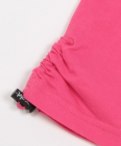 X-girl Stages（エックスガールステージス）の「脇シャーリングビッグロゴ半袖Tシャツ（Tシャツ/カットソー・キッズ・オフホワイト/ブラック/ピンク・110cm/120cm/130cm/140cm/100cm/90cm）」の13枚目の写真