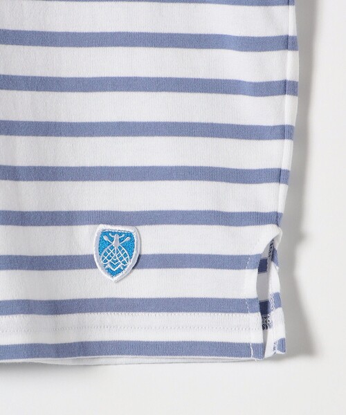 ORCIVAL(オーシバル)の「ORCIVAL:〈手洗い可能〉ボックス ボーダー TEE(Tシャツ/カットソー・レディース・レッド/ネイビー/ブルー系その他・ONE SIZE)」の9枚目の写真