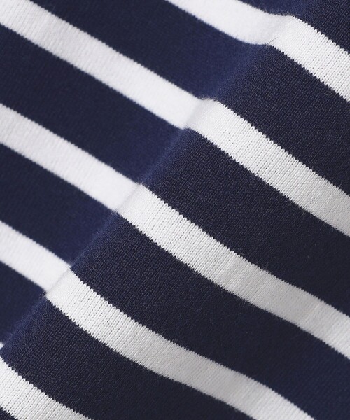 ORCIVAL(オーシバル)の「ORCIVAL:〈手洗い可能〉ボックス ボーダー TEE(Tシャツ/カットソー・レディース・レッド/ネイビー/ブルー系その他・ONE SIZE)」の4枚目の写真
