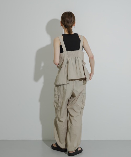 Uiscel（ユイセル）の「Uiscel　パッカリングイージーカーゴパンツ（その他パンツ・レディース・ライトベージュ/ブラック/オレンジ・ONE）」の13枚目の写真