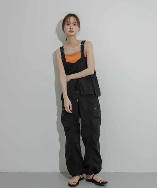 Uiscel（ユイセル）の「Uiscel　パッカリングイージーカーゴパンツ（その他パンツ・レディース・ライトベージュ/ブラック/オレンジ・ONE）」の19枚目の写真