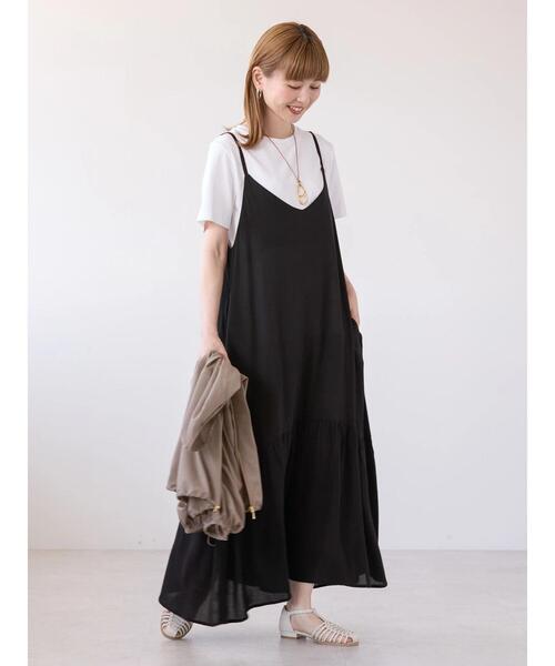 AMERICAN HOLIC(アメリカンホリック)の「キレイcottonクルーネックカットプルオーバー(Tシャツ/カットソー・レディース・ブラック/オフホワイト・S/M/L)」の17枚目の写真